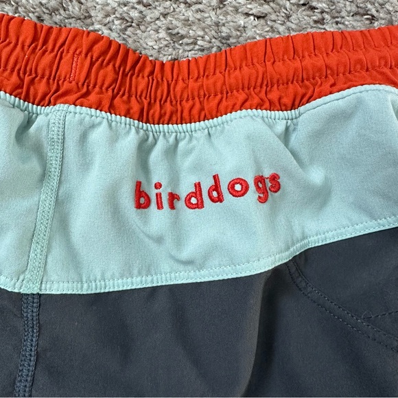 Bird Dogs Shorts Men’s Size Large Long Gray Orange Blue Boom for Your Boomstick‎ - Picture 7 of 7